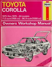 Cover of: Toyota Corolla 1975-80 Owner's Workshop Manual by John Harold Haynes