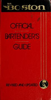 Cover of: Mr. Boston official bartender's guide.