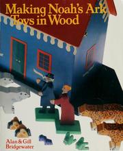 Making Noah's ark toys in wood by Alan Bridgewater
