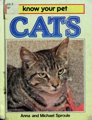 Cover of: Cats by Anna Sproule