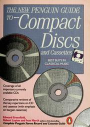 Cover of: The new Penguin guide to compact discs and cassettes by Edward Greenfield