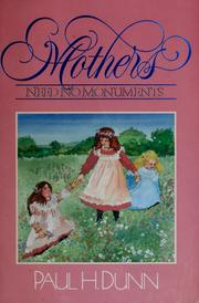 Cover of: Mothers need no monuments