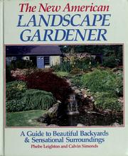 Cover of: The new American landscape gardener by Phebe Leighton