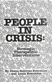 Cover of: People in crisis by Diana Sullivan Everstine