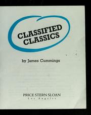 Cover of: Classified Classics by James T. Cummings