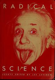 Cover of: Radical science essays
