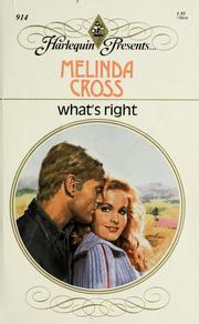 Cover of: What'S Right