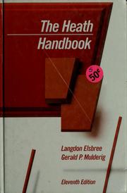 Cover of: The Heath handbook by Langdon Elsbree