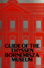 Cover of: Guide of the Thyssen Bornemisza Museum by Tomàs Llorens