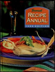 Cover of: Sunset recipe annual by Sunset Books