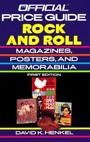 Cover of: The official identification and price guide to rock and roll: magazines, posters, and memorabilia