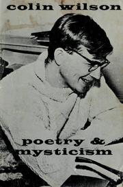 Cover of: Poetry and mysticism. by Colin Wilson