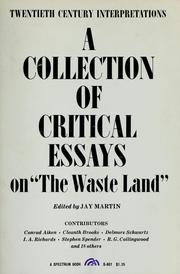 Cover of: A collection of critical essays on "The waste land."