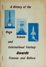 Cover of: A history of the Hugo, Nebula, and International Fantasy Awards by Donald Franson