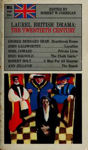 Cover of: Laurel British drama by Robert W. Corrigan