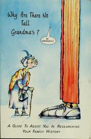 Cover of: Why are there no tall grandma's [sic]?