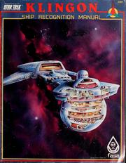 Cover of: Klingon ship recognition manual.