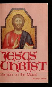 Cover of: Jesus Christ: sermon on the mount
