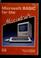 Cover of: Microsoft BASIC for the Macintosh
