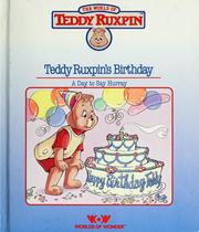 Cover of: Teddy Ruxpin's Birthday (World of Teddy Ruxpin)