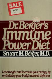 Cover of: Dr. Berger's Immune power diet by Stuart Berger