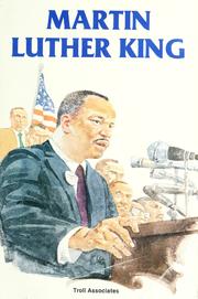 Cover of: Martin Luther King by Rae Bains