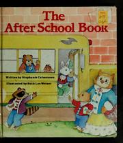 Cover of: The after school book by Stephanie Calmenson