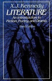 Cover of: Literature: an introduction to fiction, poetry, and drama