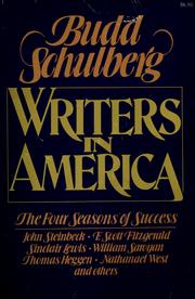 Cover of: Writers in America by Budd Schulberg