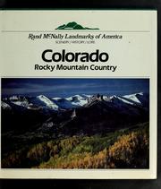 Cover of: Colorado: Rocky Mountain country