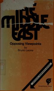 Cover of: The Middle East: opposing viewpoints