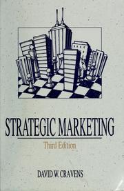 Strategic marketing by David W. Cravens, Nigel Piercy