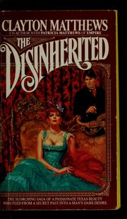 Cover of: The Disinherited by Clayton Matthews