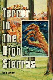 Cover of: Terror in the high Sierras by Bob Wright