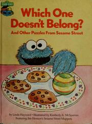 Cover of: Which one doesn't belong?: and other puzzles from Sesame Street : featuring Jim Henson's Sesame Street Muppets