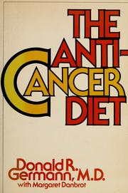 Cover of: The anti-cancer diet