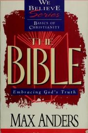 Cover of: The Bible: embracing God's truth
