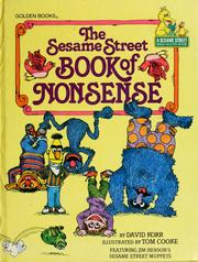 Cover of: The Sesame Street book of nonsense by David Korr