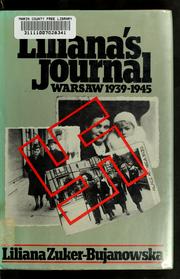 Cover of: Liliana's journal by Liliana Zuker-Bujanowska