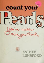 Cover of: Count your pearls by Esther Lunsford