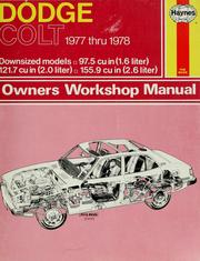 Colt Lancer Owner's Workshop Manual by John Harold Haynes