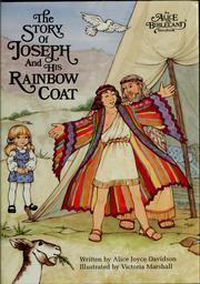 Cover of: The story of Joseph and his rainbow coat by Alice Joyce Davidson