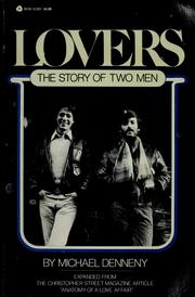 Cover of: Lovers: the story of two men : interviews with Philip Gefter & Neil Alan Marks