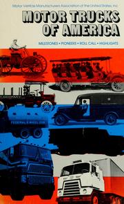 Cover of: Motor trucks of America by James A. Wren