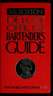 Cover of: Deluxe official bartender's guide by 