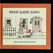 Cover of: What Sadie Sang