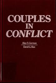 Cover of: Couples in conflict by edited by Alan S. Gurman and David G. Rice.