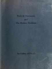 Puvis de Chavannes and the modern tradition by Richard J. Wattenmaker