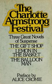 Cover of: The Charlotte Armstrong festival.