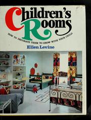 Cover of: Children's rooms by Ellen Levine